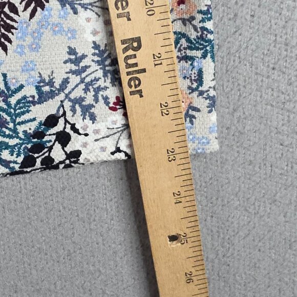LOFT Skirt Size 12 Multicolored Floral Pencil Straight Knit Cotton Stretch 23L - Picture 11 of 16